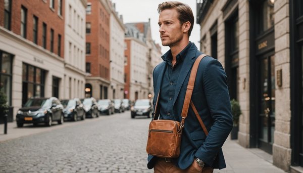 Le sac bandoulière homme : style et praticité au quotidien